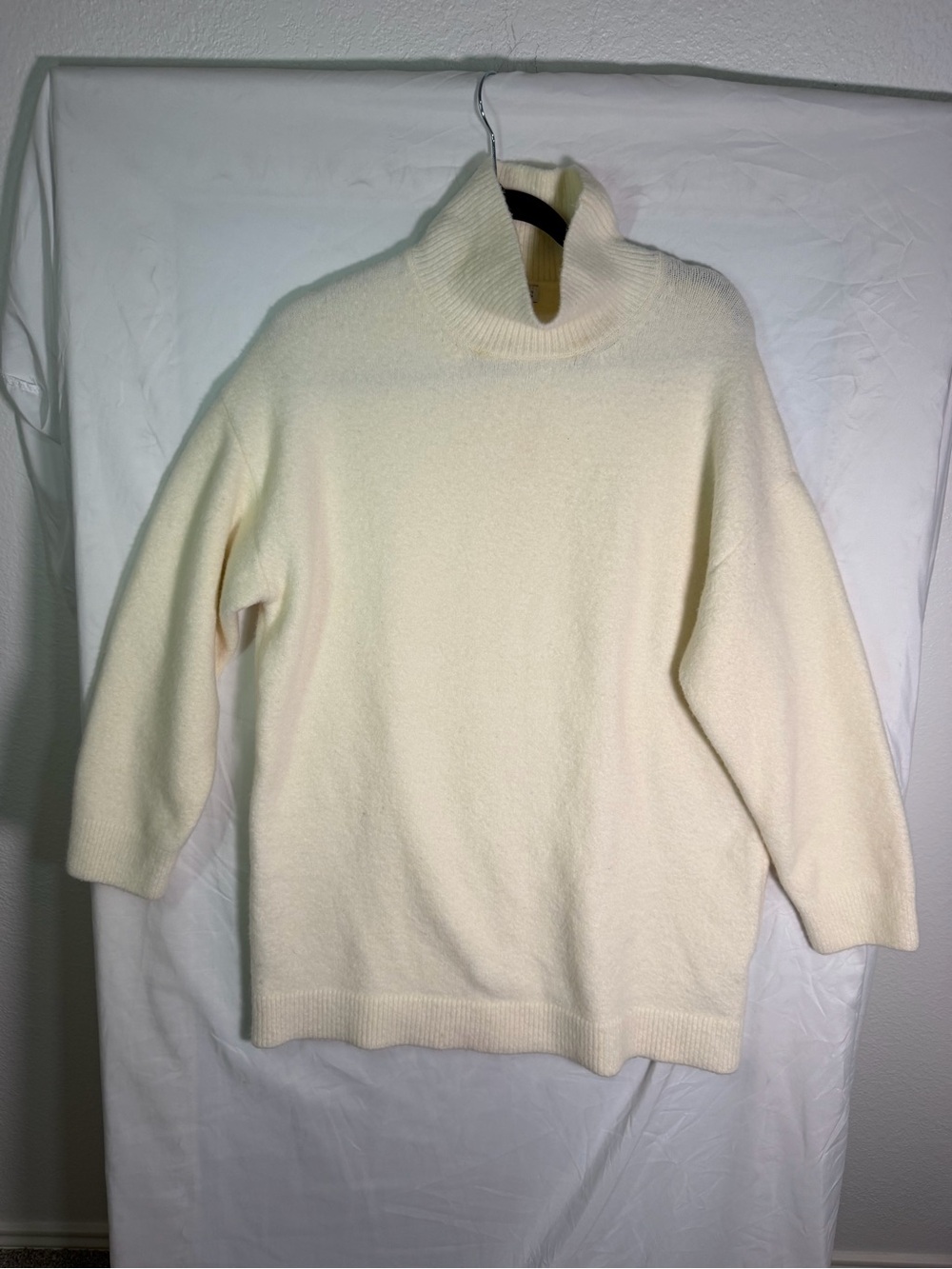 Zara Cream Turtleneck Sweater
